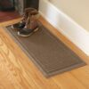 Waterhog Boot Tray - Squares -15x36 Camel - in place - website